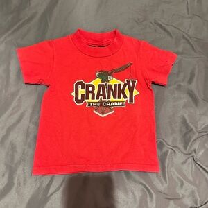 Red Cranky the Crane T-Shirt